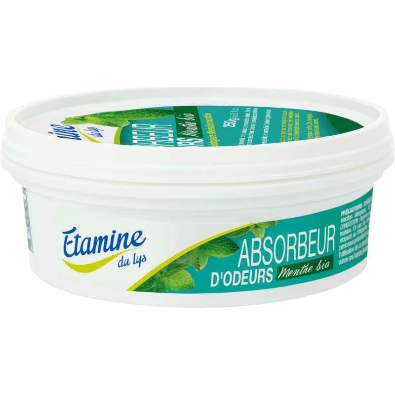 Absorbeur d'odeurs 250gr - menthe - Etamine du lys