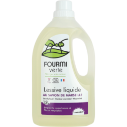 Lessive liquide au savon de marseille 1.5L