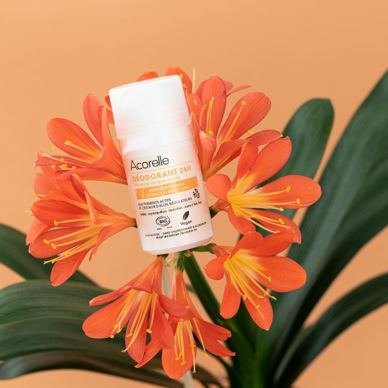 Déodorant Roll-On 24h Douceur Florale certifié BIO