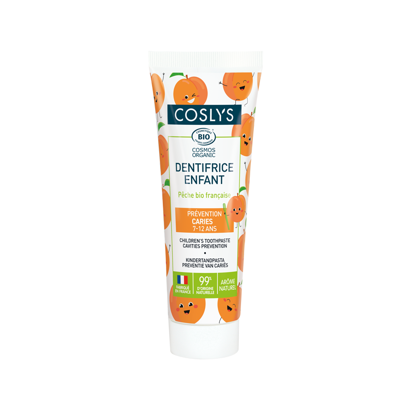 Dentifrice enfant pêche 50ml - Coslys