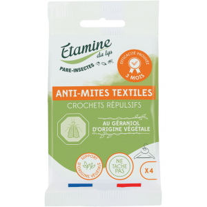 Crochets anti-mites textiles