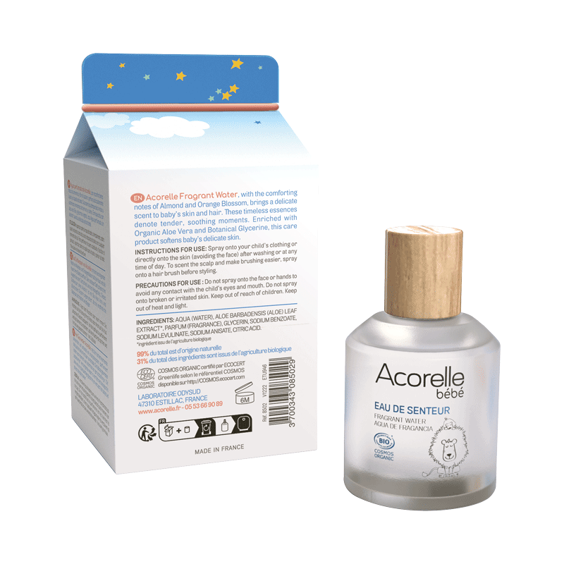 Eau de Senteur Bébé BIO Certifiée 50ml