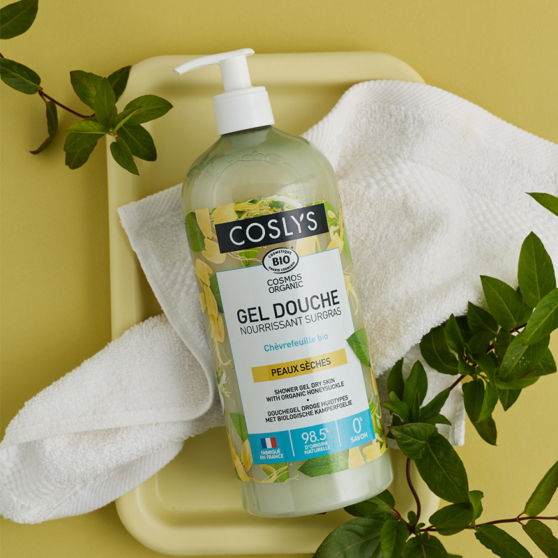 Gel douche peaux sèches chèvrefeuille 1L