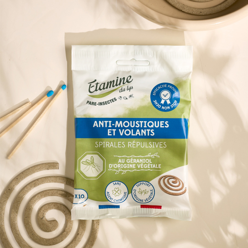 Spirales anti-moustiques et volants