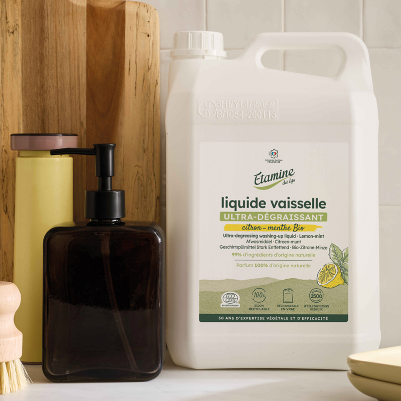 liquide vaisselle citron menthe 5L