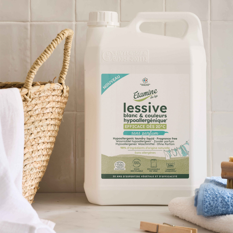 Lessive hypoallergénique sans parfum 5L