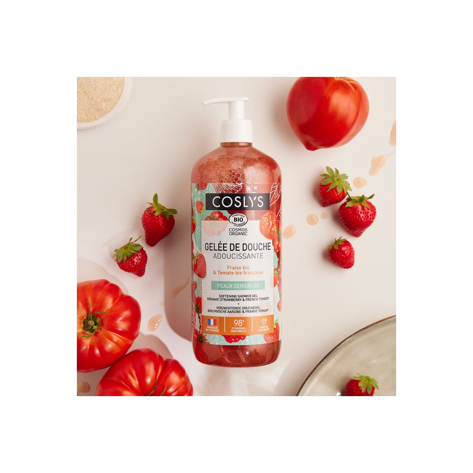 Gel Douche Fraise IDC Institute 735 Ml - Neuf, Parfum Fraise